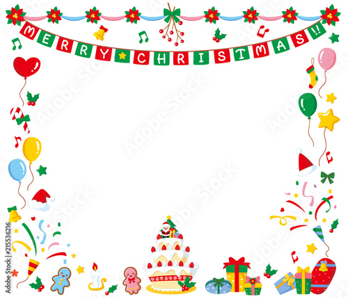 クリスマスフレーム文字あり ケーキ Buy This Stock Vector And Explore Similar Vectors At Adobe Stock Adobe Stock