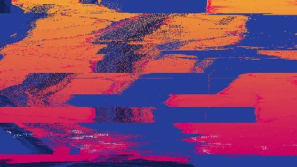Wall Mural - unique design abstract digital animation pixel noise glitch error video damage