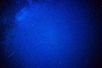 night sky with lot of shiny stars, natural abstract astro background