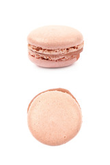 Wall Mural - Single macaron cookie isolated