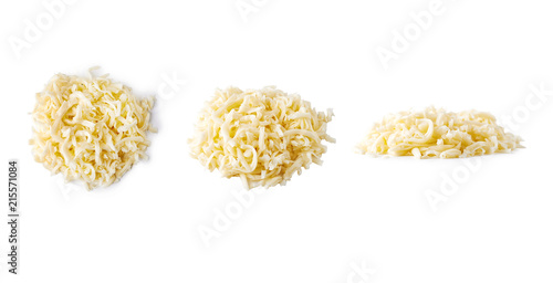 Cuadros en Lienzo grated mozzarella cheese