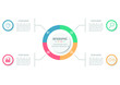 © Konkapp - Business infographic circle diagram template with business icon. Vector illustration