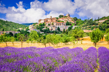 simiane-la-rotonde, provence in france