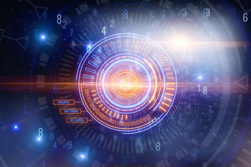Wall Mural - technology and network concept