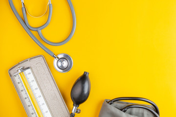 stethoscope and blood pressure