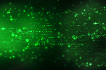 Binary Code Background, Digital Abstract technology background