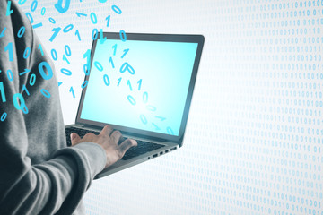 technology, computing and innovation concept