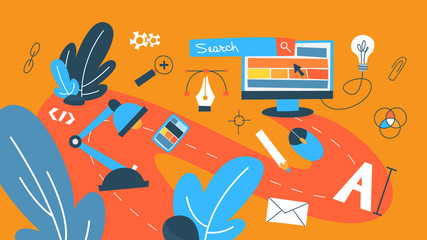 Web design concept