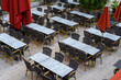 terrasse café brasserie bistrot été boire verre manger table chaise extérieur