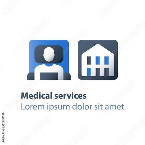 Fotografija Stationary therapy, hospice services, inpatient attendance, palliation illness,