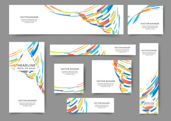 Wall Mural - Web banner templates