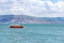 Boat At Sea Of Galilee