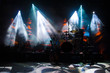 Konzertbühne mit Lichteffekten