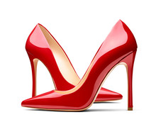 Red High Heel Footwear Fashion Female Style
