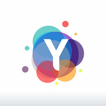 Abstract Y Initial Logo Designs Concept Vector, Colorful Y Initial Logo Designs