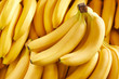 canvas print picture - Bunch of fresh bananas in the organic food market