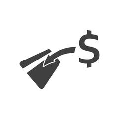 Wall Mural - credit card transfer icon. vector on white background.