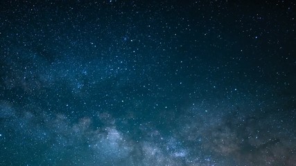 Wall Mural - Milky Way Galaxy and Aquarids Meteor Shower Time Lapse