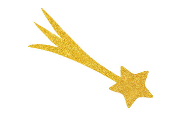 Wall Mural - Golden Star, Christmad Decoration