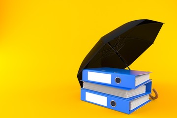 Sticker - Umbrella with ring binders