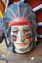 Mask Of The Red Indian.
