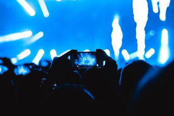 Novokuzneck, Russia - 07.07.2018: people at the concert