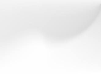 Aufkleber - Soft white and gray color tone wavy minimal background.