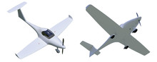 Light General Aviation Aircraft 3d Model