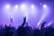© Robert Kohlhuber/Stocksy - Sillhouettes of concert crowd in front of bright stage lights