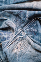 Fine Detail Of Denim