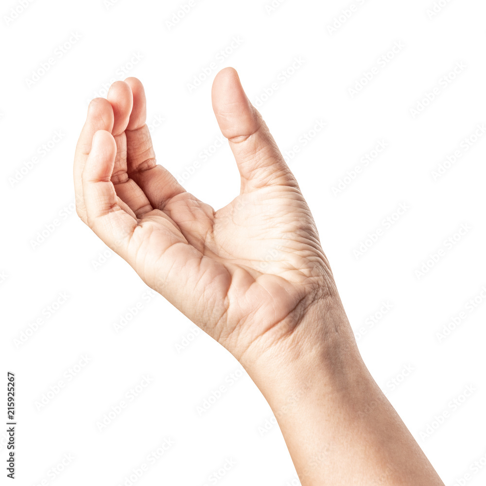 hand holding something like a bottle or can