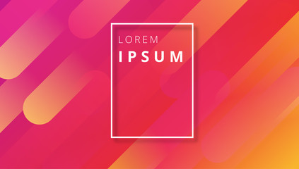 Wall Mural - Red spectrum background with geometric pattern.