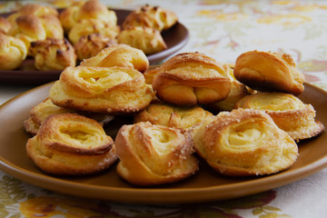 buns, pastries from Viennese dough