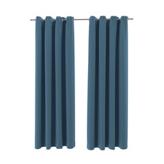 Classic curtain. Isolated on white. 3D illustration