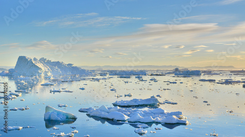 Fototapeta na szkło Ilulissat. Grenlandia