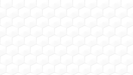 Wall Mural - Abstract Light Seamless Hexagon Honeycomb Background