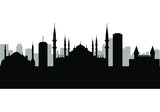 Fototapeta Las - city skyline of istanbul