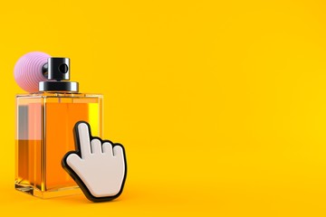 Wall Mural - Perfume bottle with web cursor