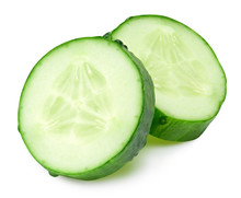 Cucumber Isolated On A White