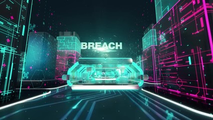 Wall Mural - GDPR with digital technology concept