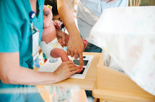 Newborn Footprint For Birth Certificate