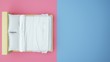 © Jitakorn - Graphic Bed top view background- artwork empty space for add message