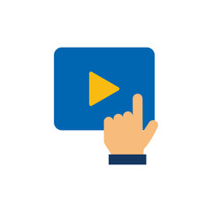 Poster - Touch Film Video Logo Icon Design