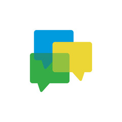 Poster - Chat Testimonial Logo Icon Design