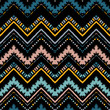 Seamless ethnic zigzag chevron pattern