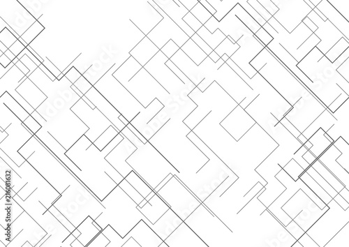 Futuristic White Structured Abstract Background Connections In