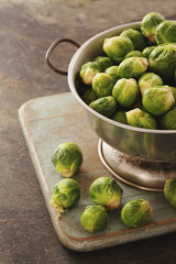 Wall Mural - peeled brussel sprouts