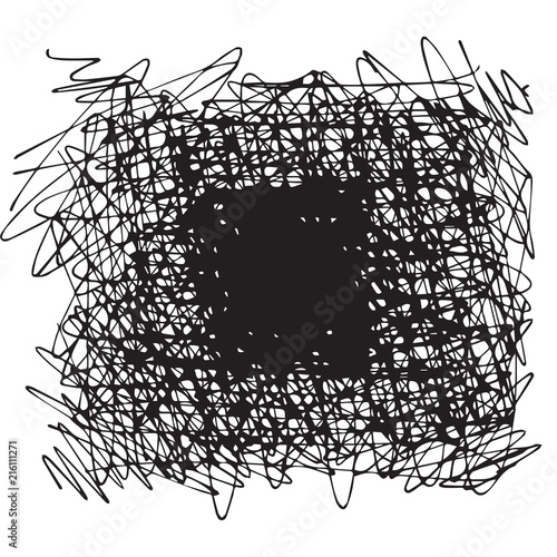 stock vector black and whit...