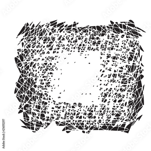 stock vector black and whit...