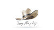 © vavectors - Happy Father’s Day greeting card, banner design with lettering, typography or Calligraphy in three-dimensional style